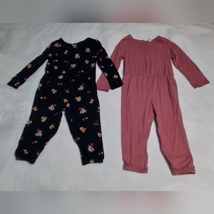 Two Old Navy size 2t Rompers